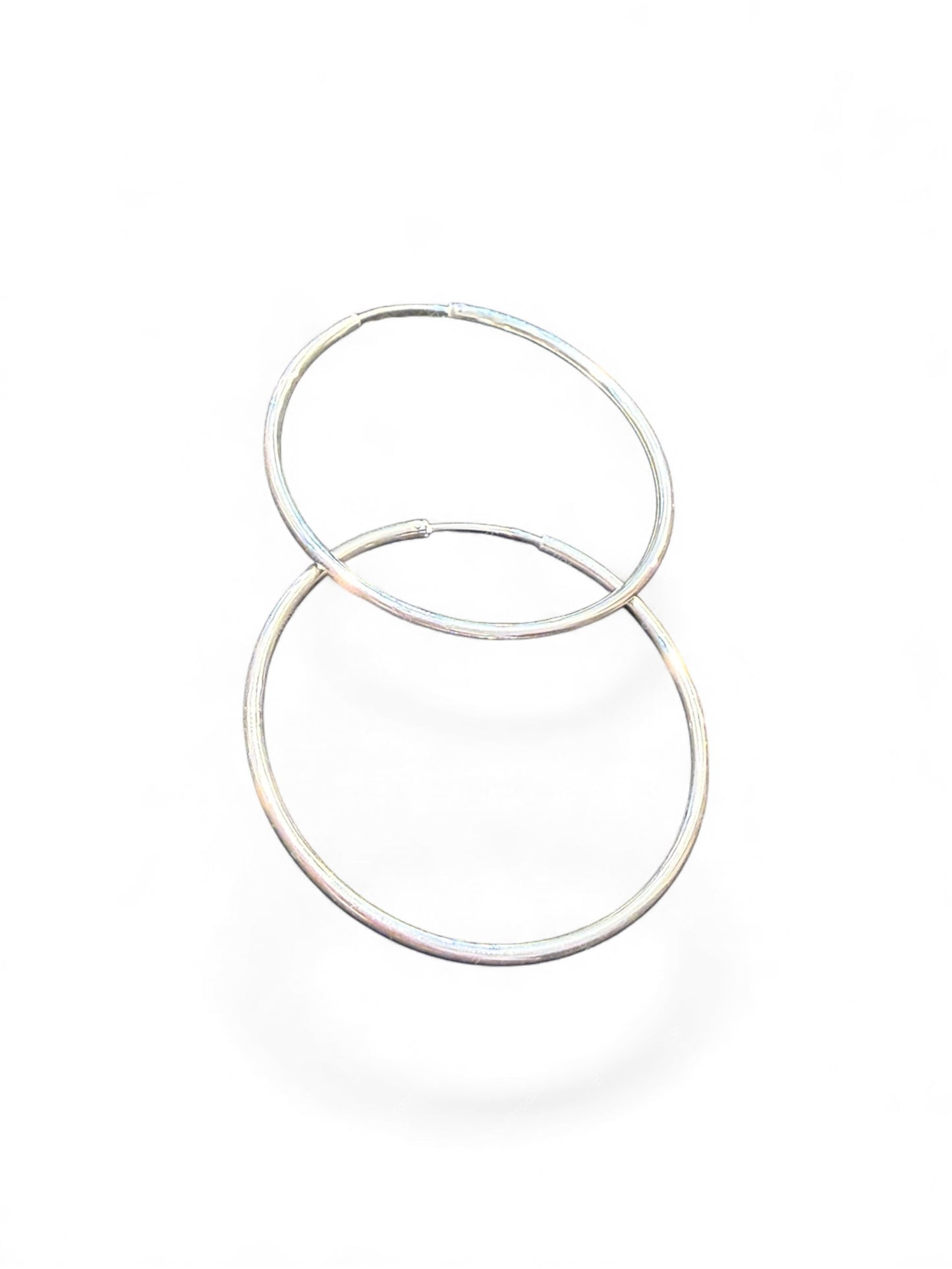 Sterling Silver Round Earring EP3345