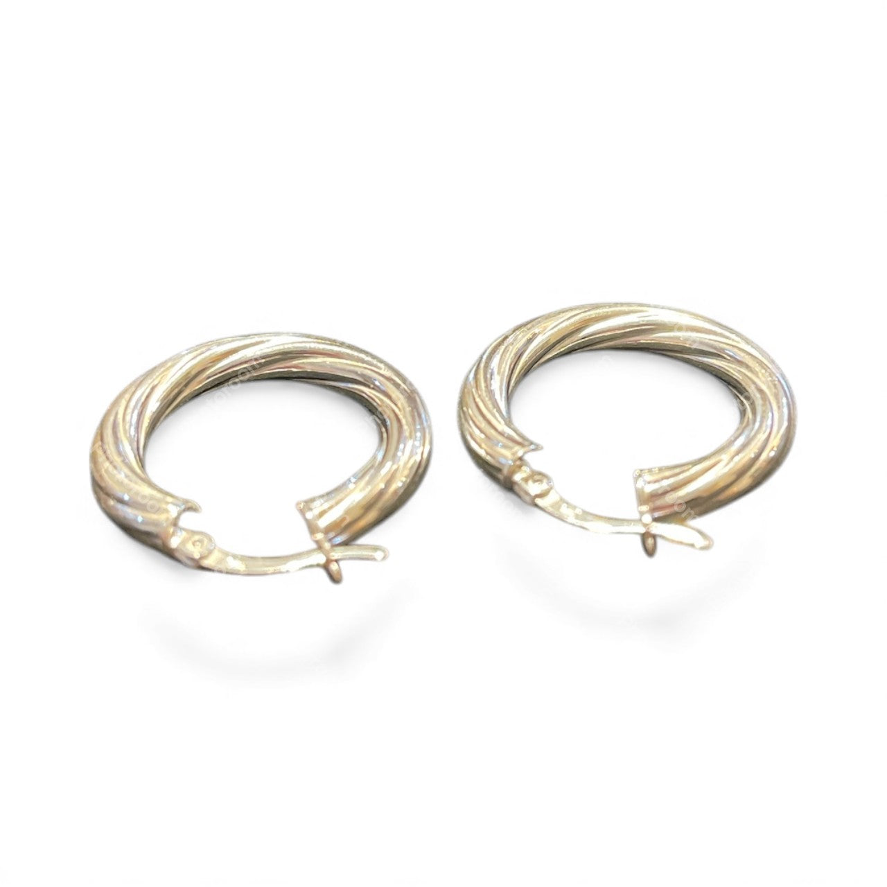 Sterling Silver Round Earring EP3348