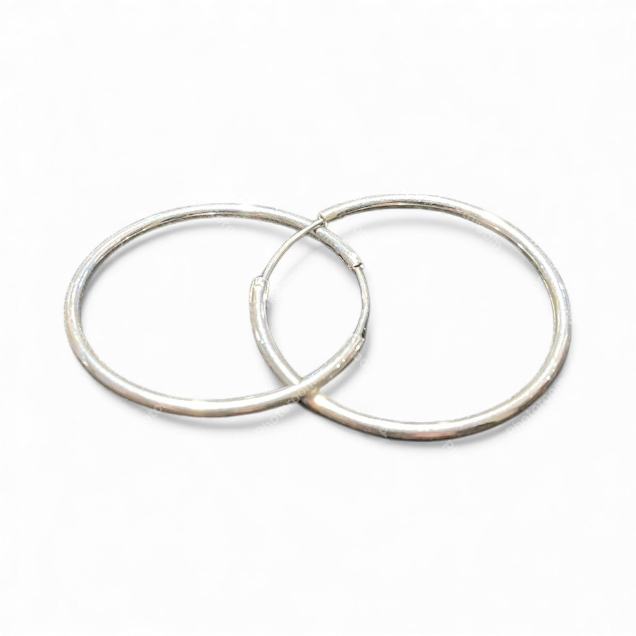 Sterling Silver Round Earring EP3350