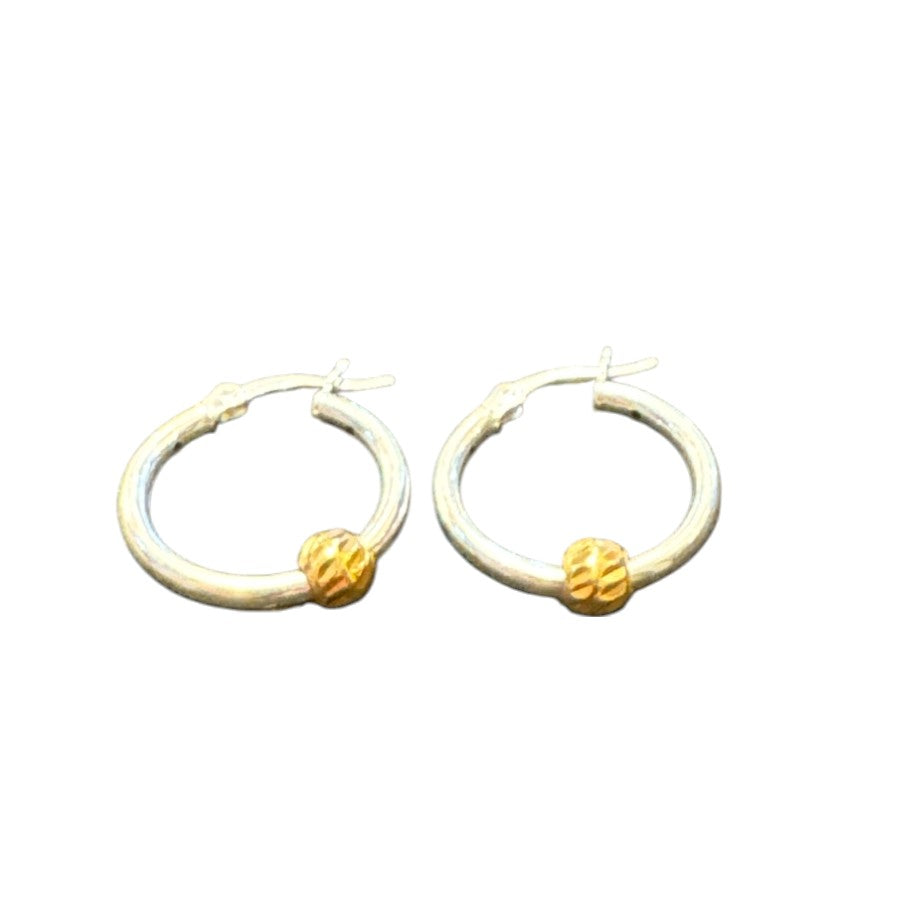 Sterling Silver Round Earring EP3370