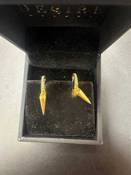 Sterling Silver Earring – Gold Plated