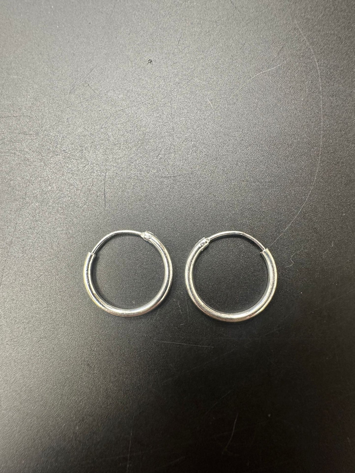 Sterling Silver Round Earring EP3377