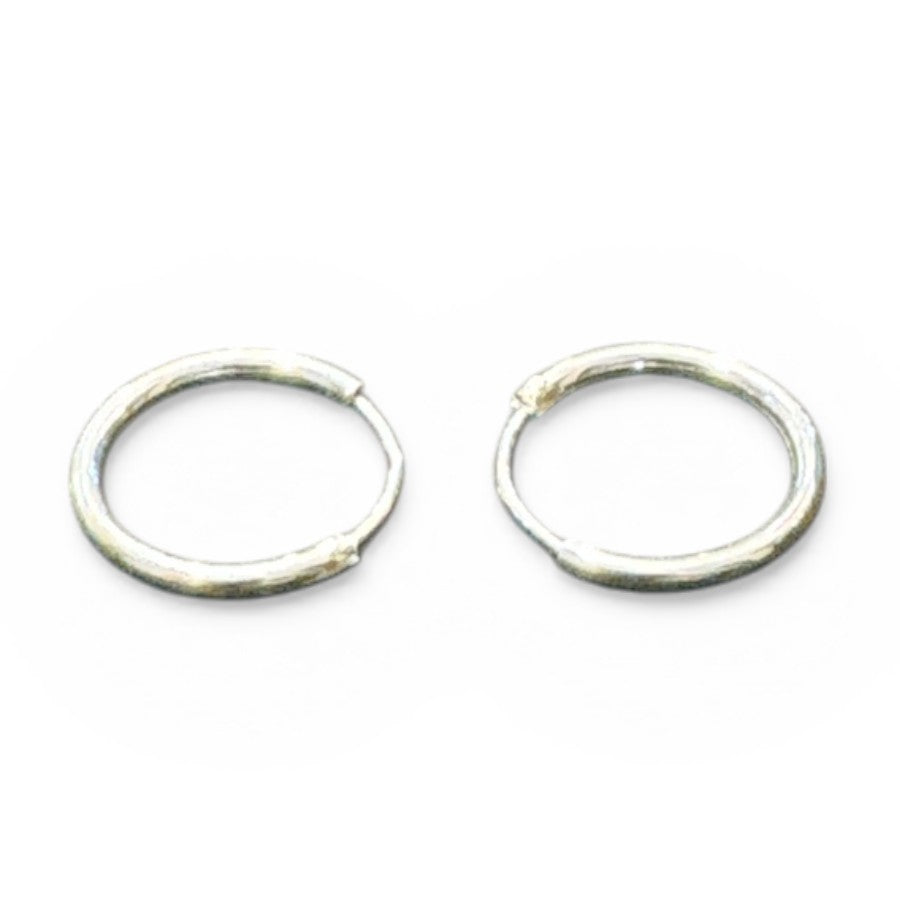 Sterling Silver Round Earring EP3377