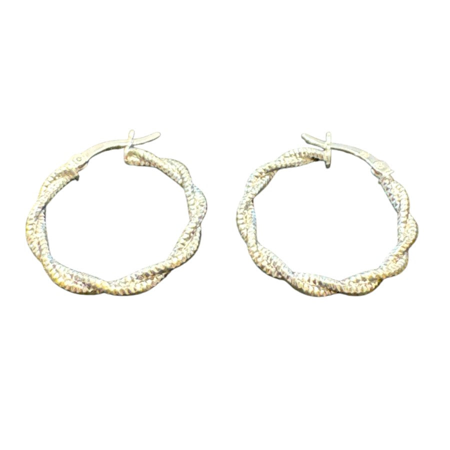 Sterling Silver Round Earring EP3382