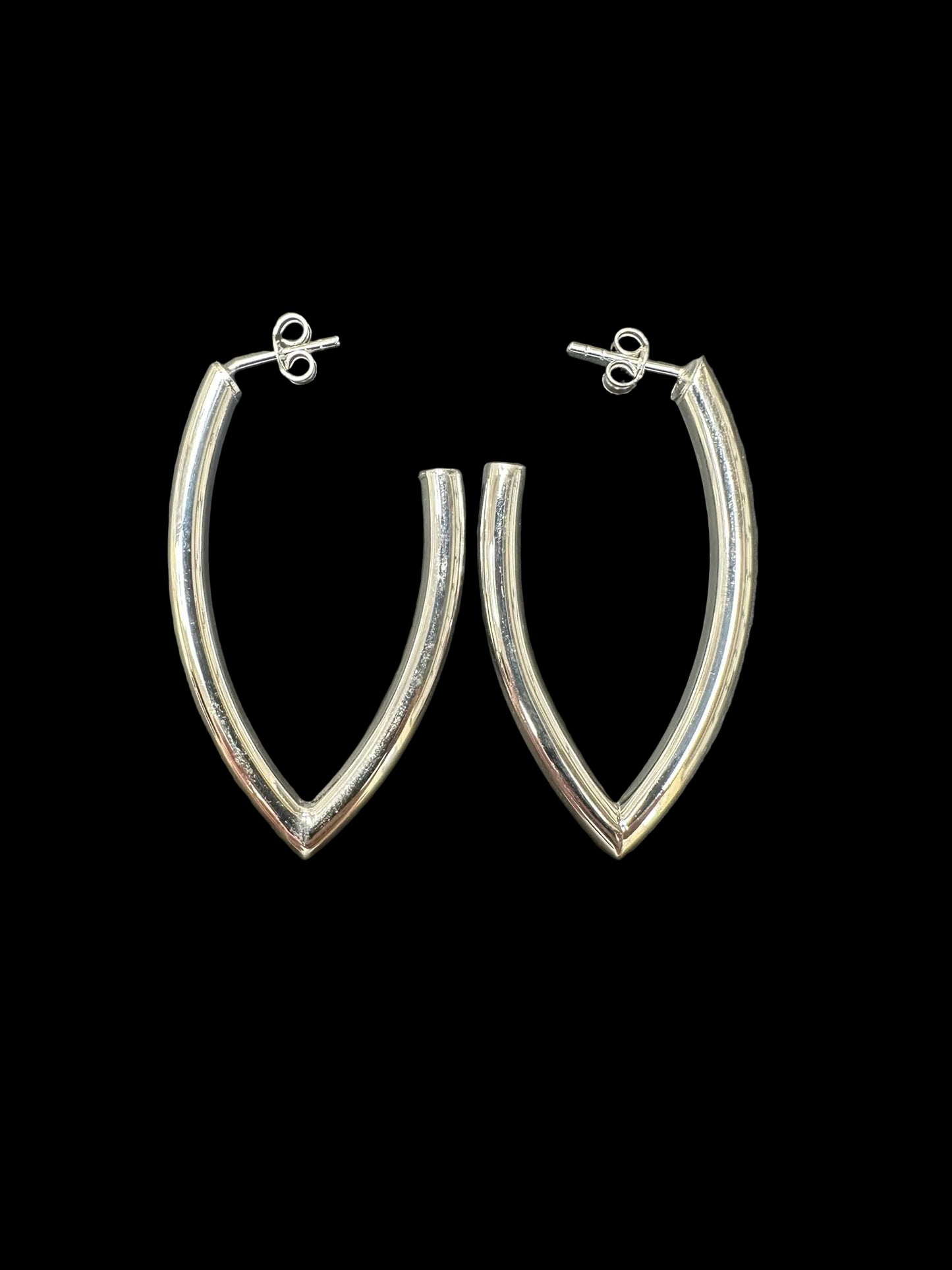 Sterling Silver Plain Earring EP812