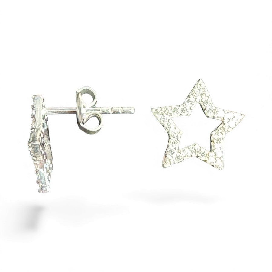 Sterling Silver Stud Earring CZ Stone EP9122