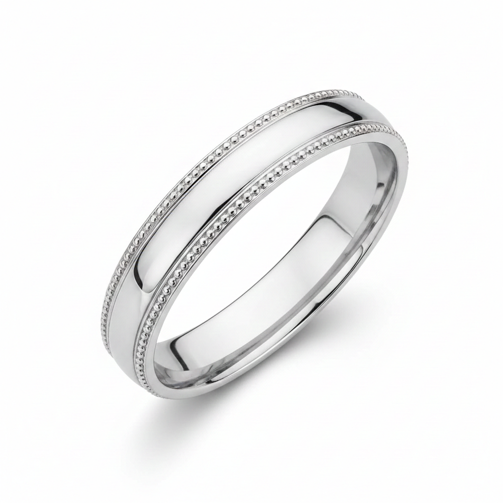 Mill Grain Wedding Band PWB04