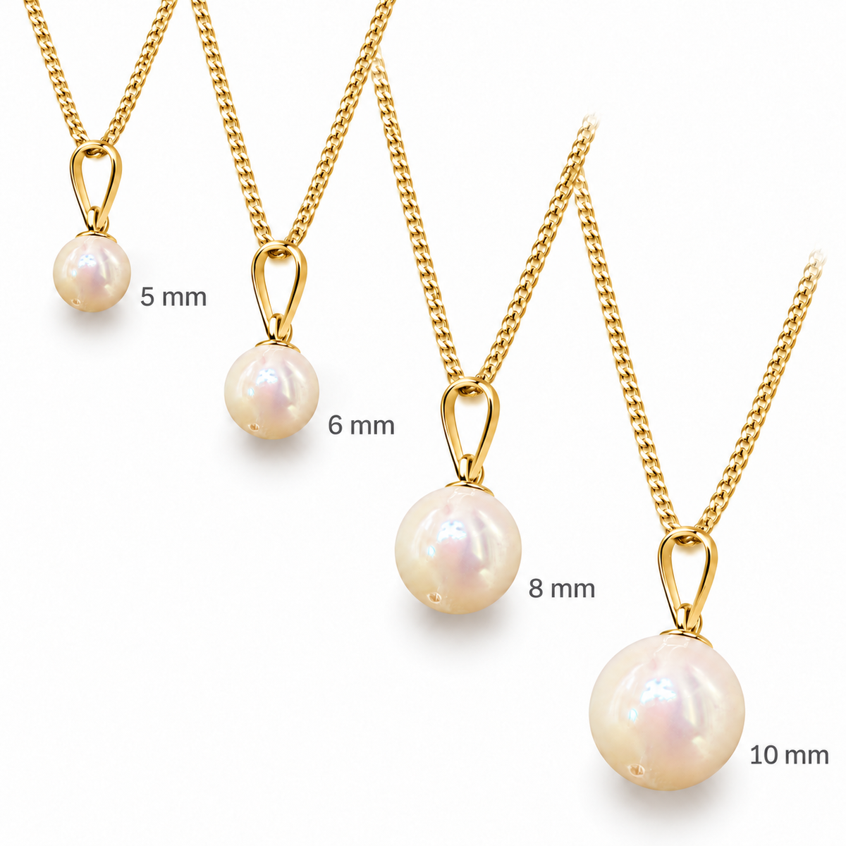 Sterling Silver 18" Pearl Necklace NCZ2607161