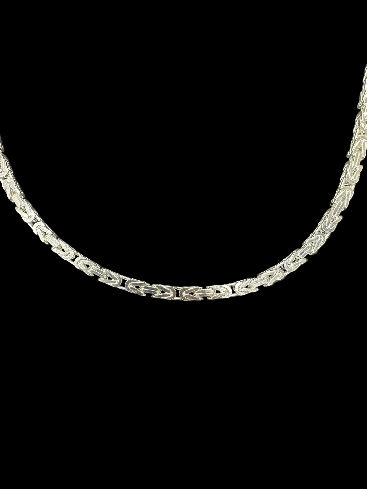 Sterling Silver 4 mm King Chain CHN3354