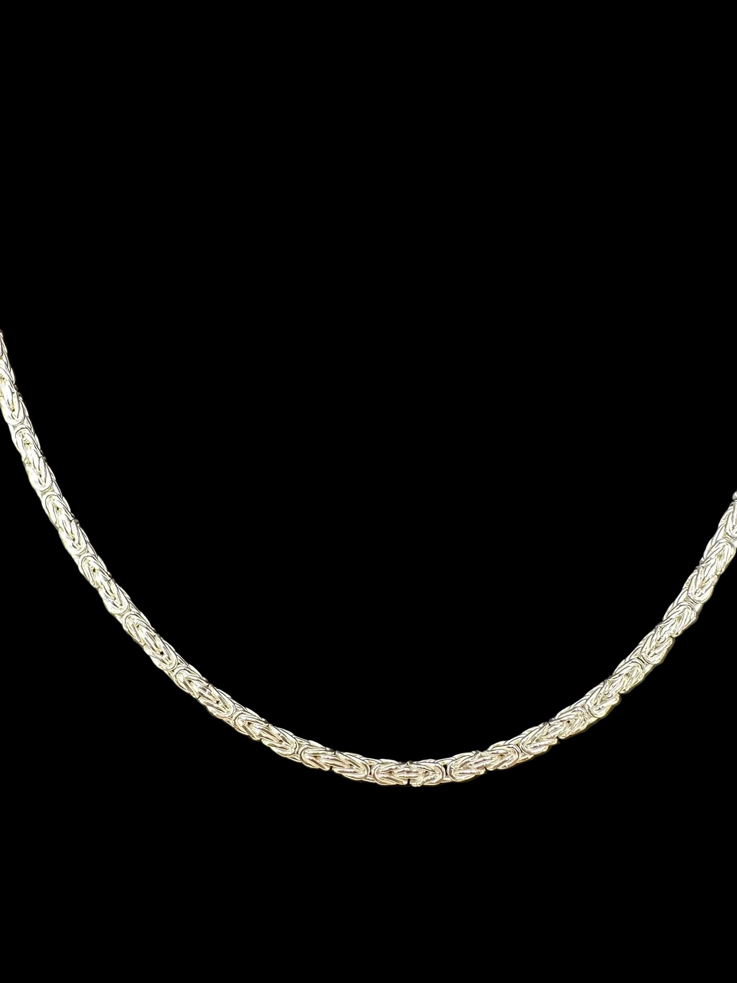 Sterling Silver 3 MM King Chain CHN3365