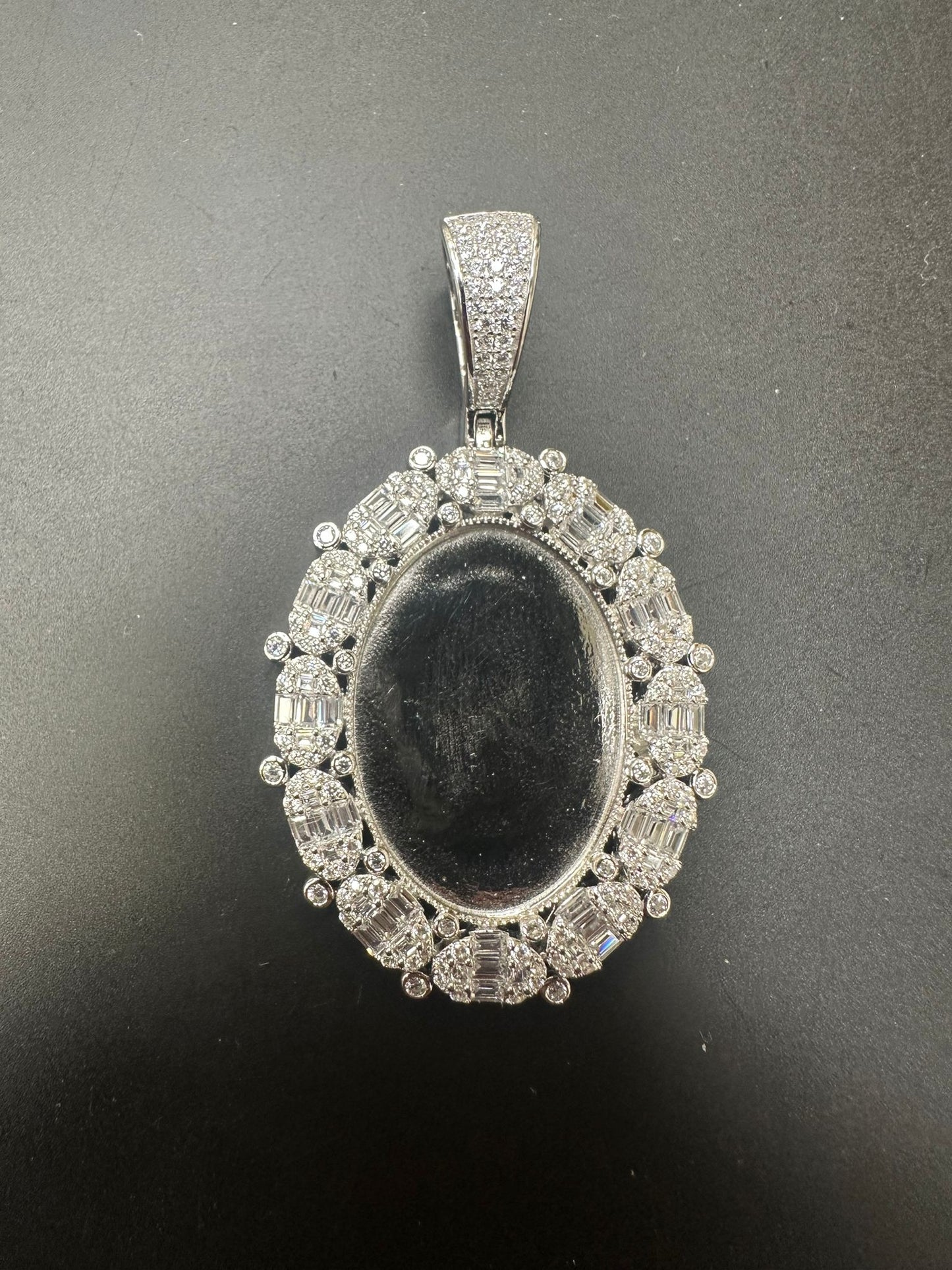 Sterling Silver Pendant CZ Stone MPCZ10085