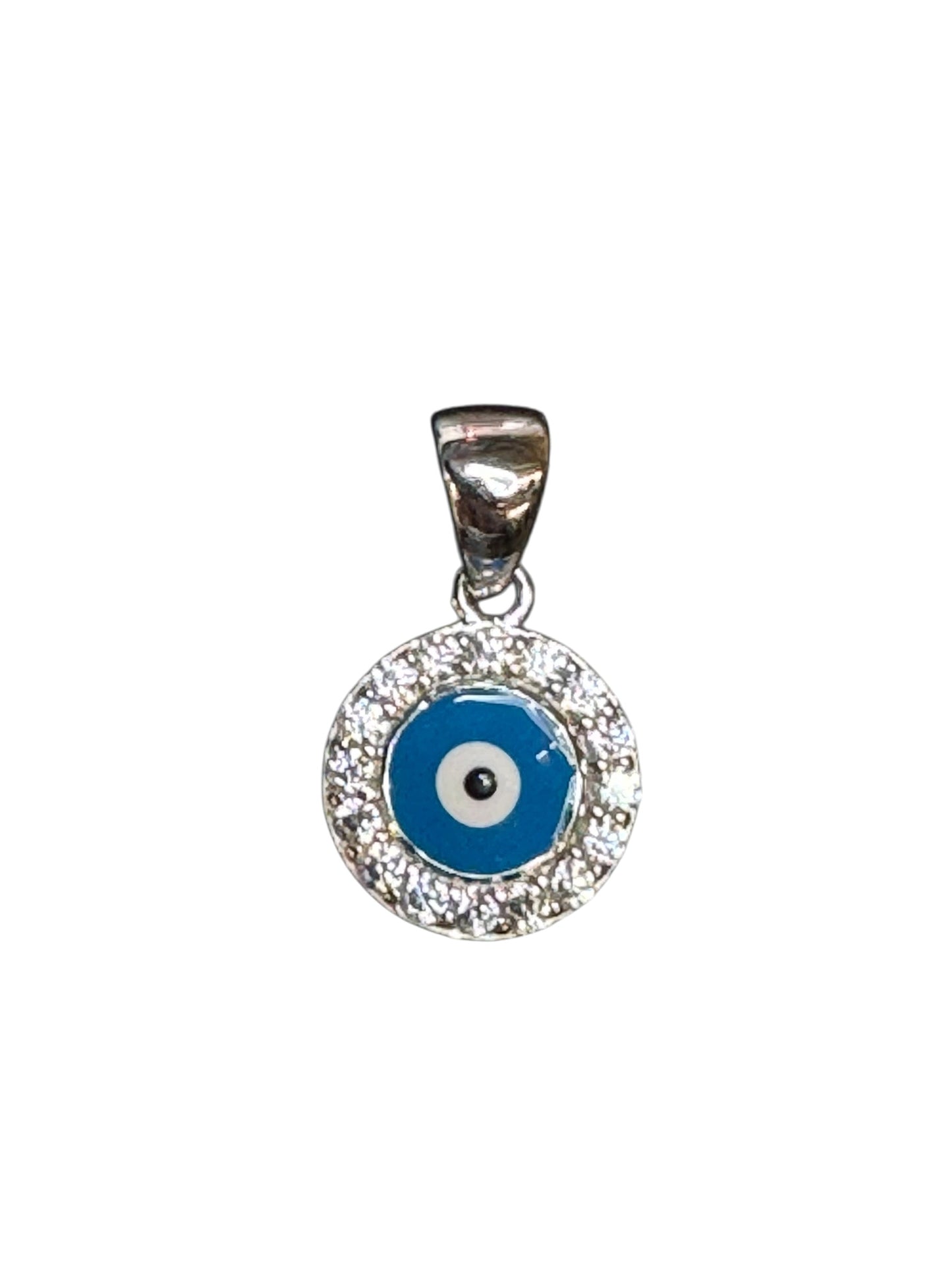 Sterling Silver Evil Eye Pendant MPCZ10086