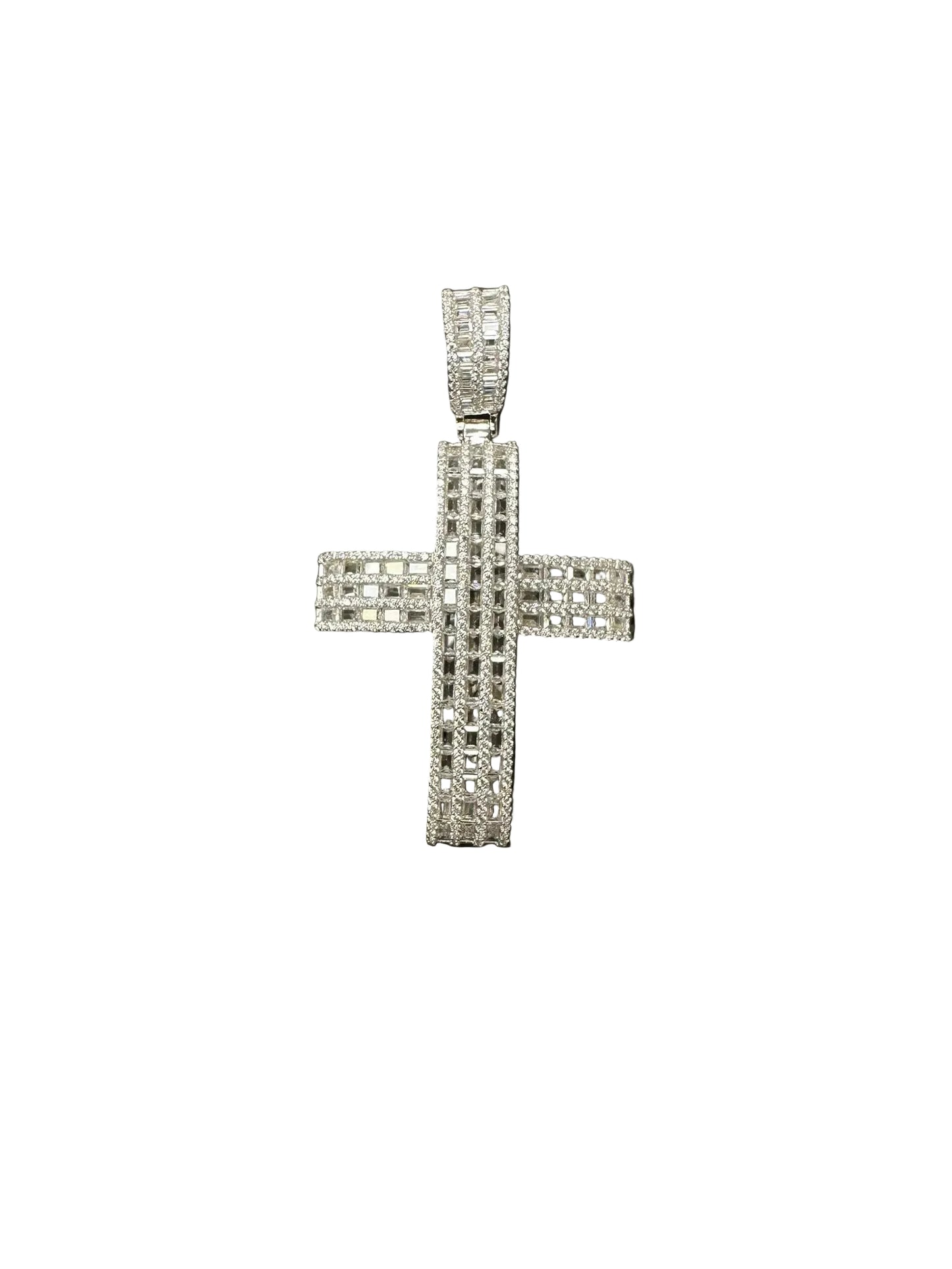 Sterling Silver Cross Pendant MPCZ301