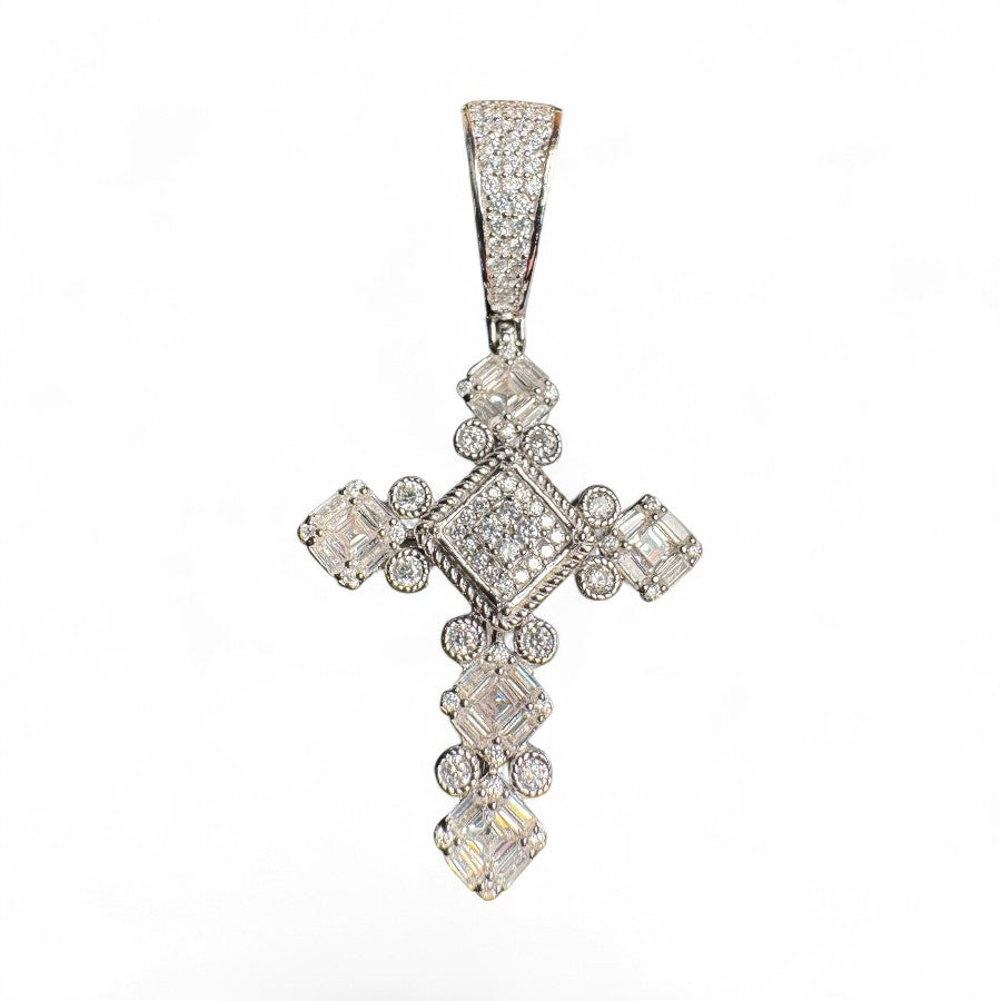 Sterling Silver Cross Pendant MPCZ8100