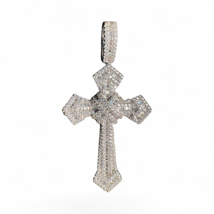 Sterling Silver Cross Pendant MPCZ3302