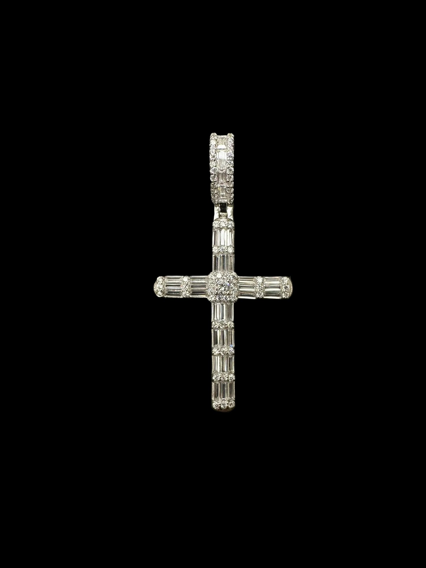 Sterling Silver Cross Pendant MPCZ3304