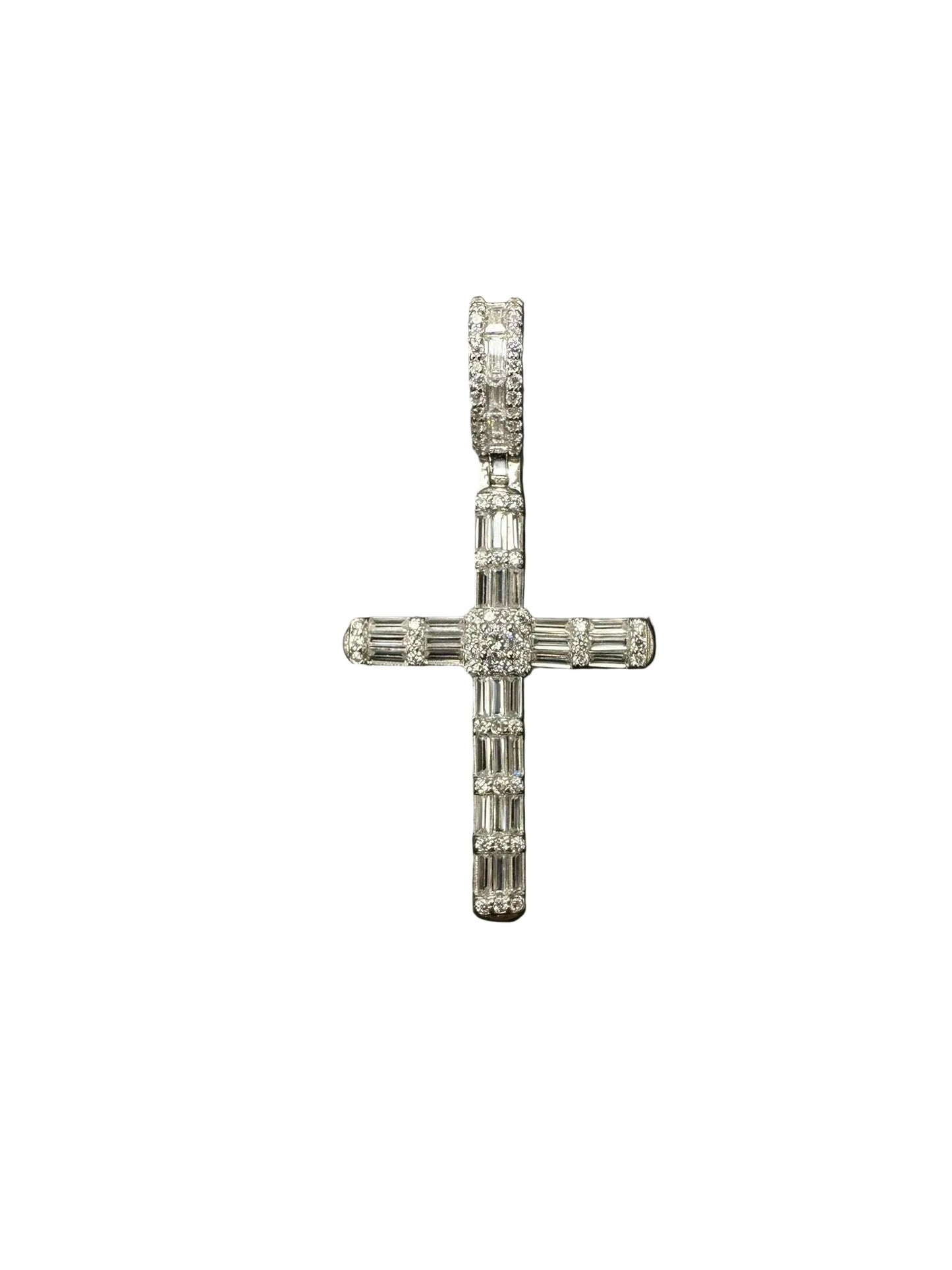 Sterling Silver Cross Pendant MPCZ3304