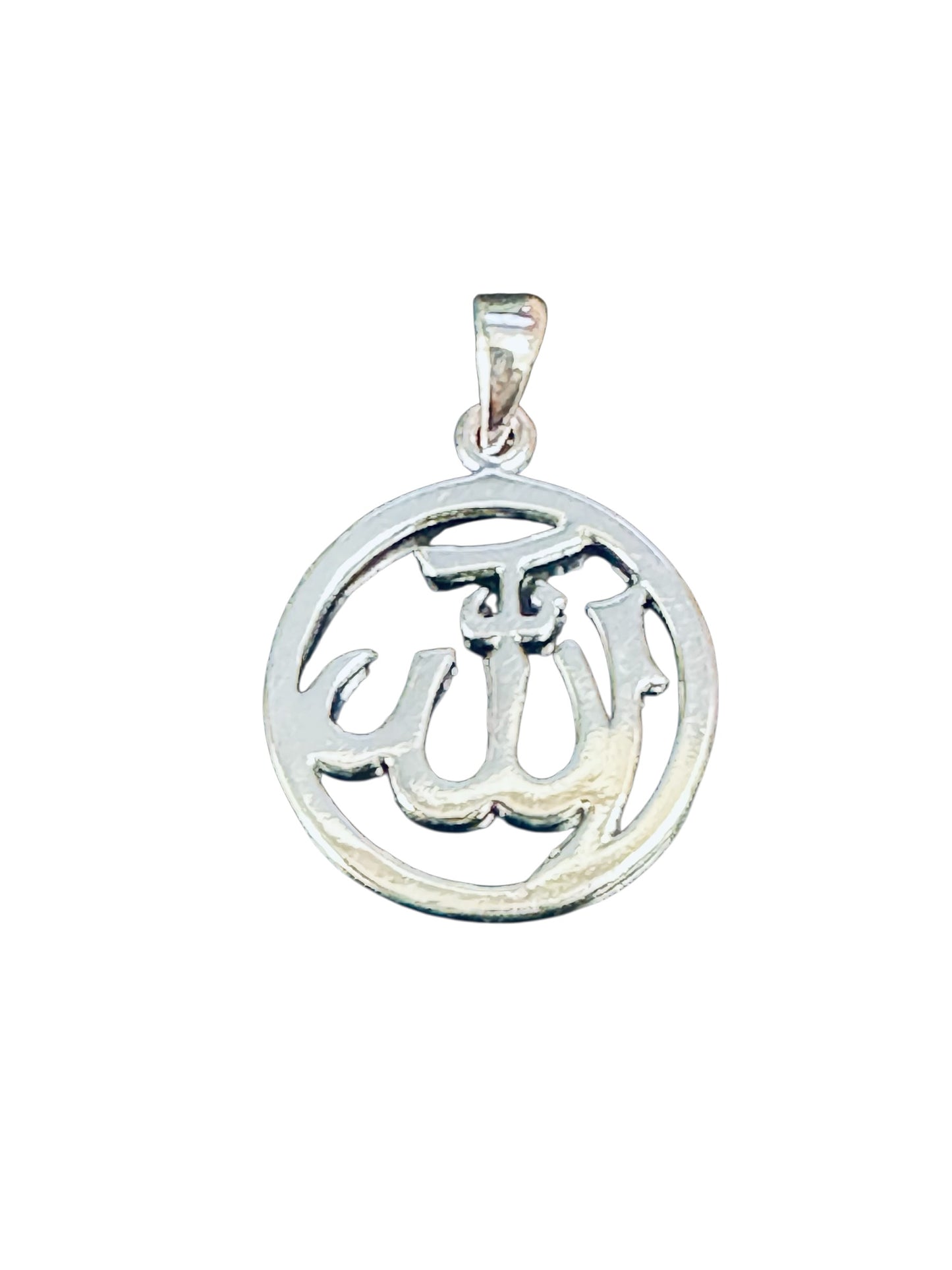 Sterling Silver Allah Pendant MPCZ3358