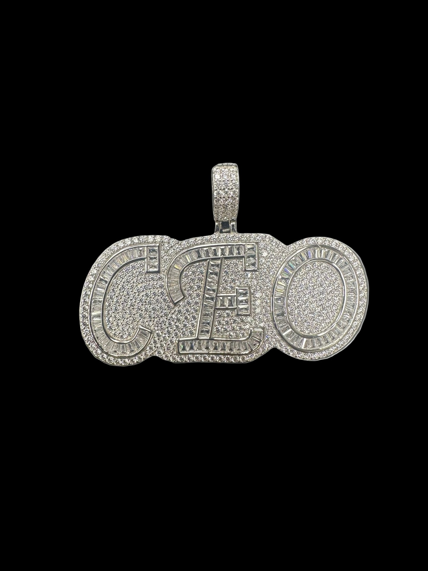 Sterling Silver Ceo Pendant CZ Stone MPCZ3376