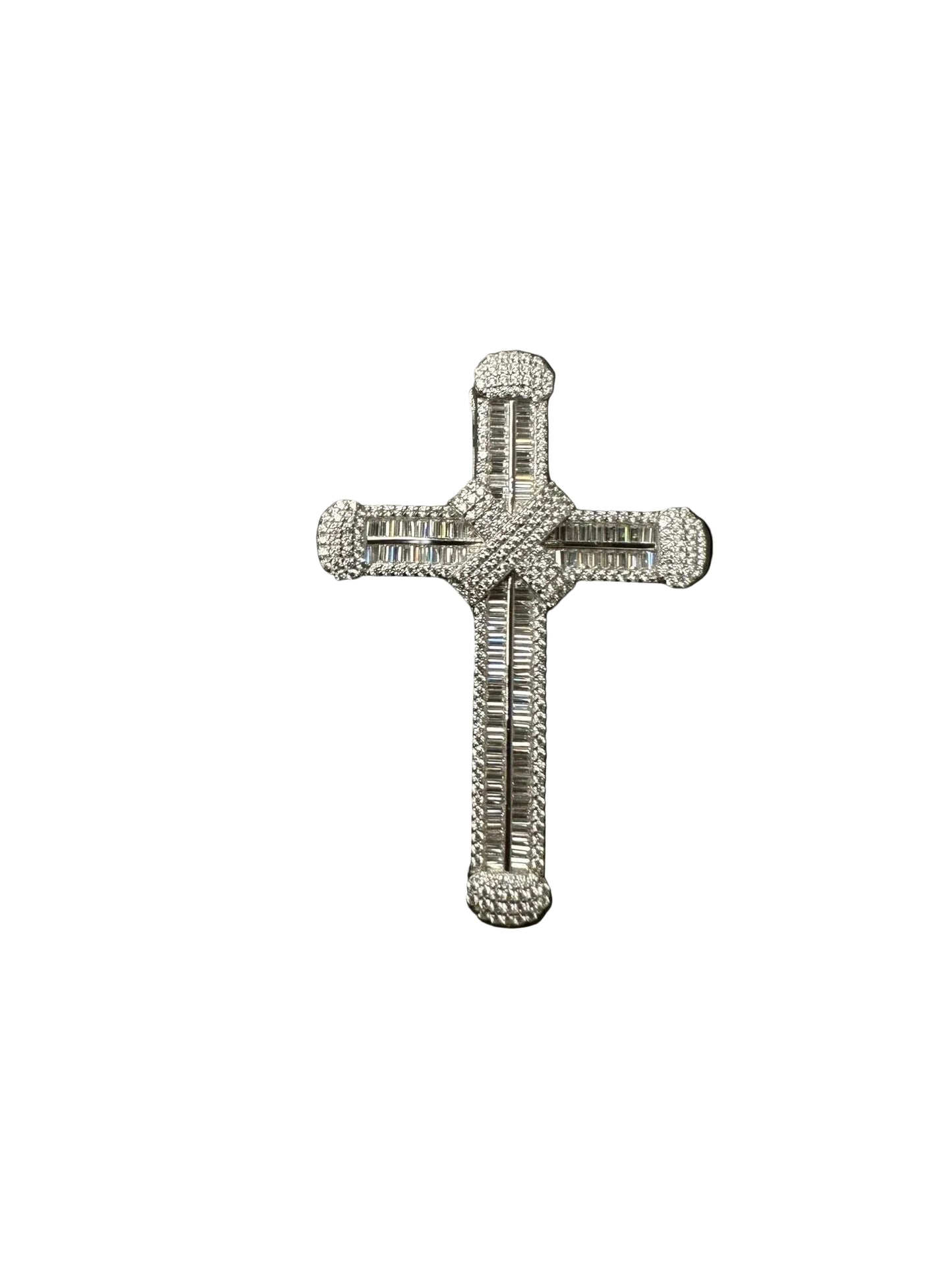 Sterling Silver Cross Pendant MPCZ715
