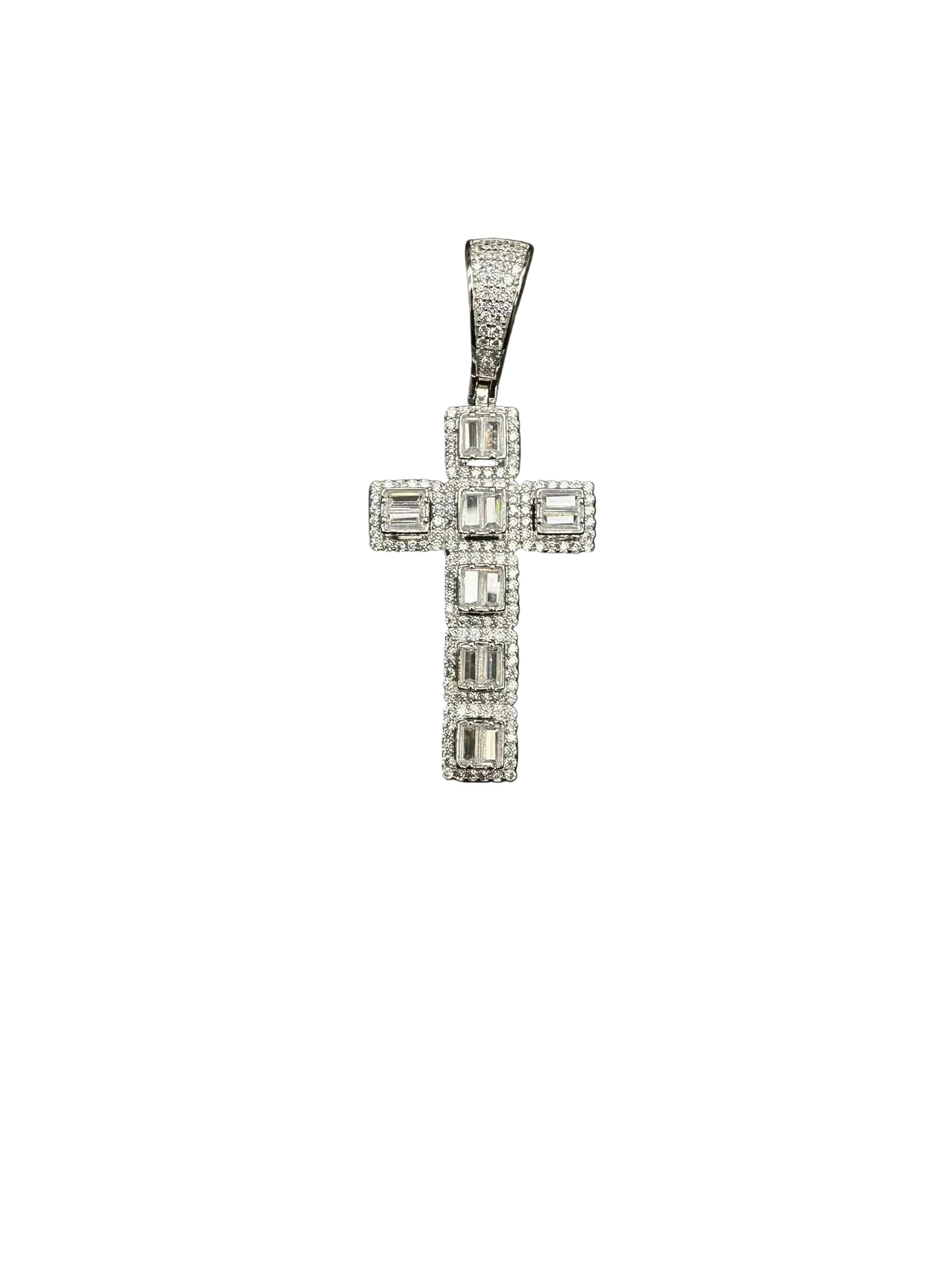 Sterling Silver Cross Pendant MPCZ8101