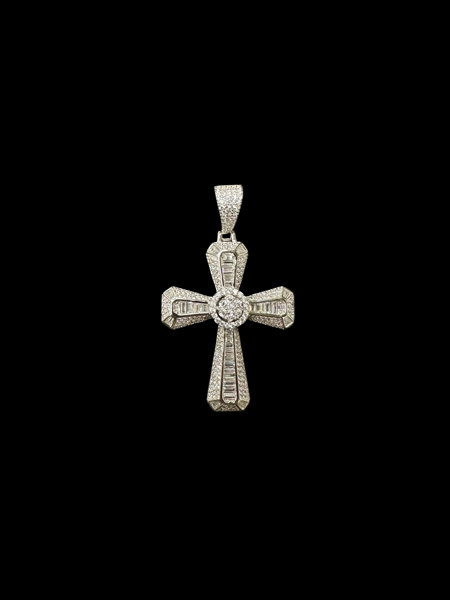 Sterling Silver Cross Pendant MPCZ8104