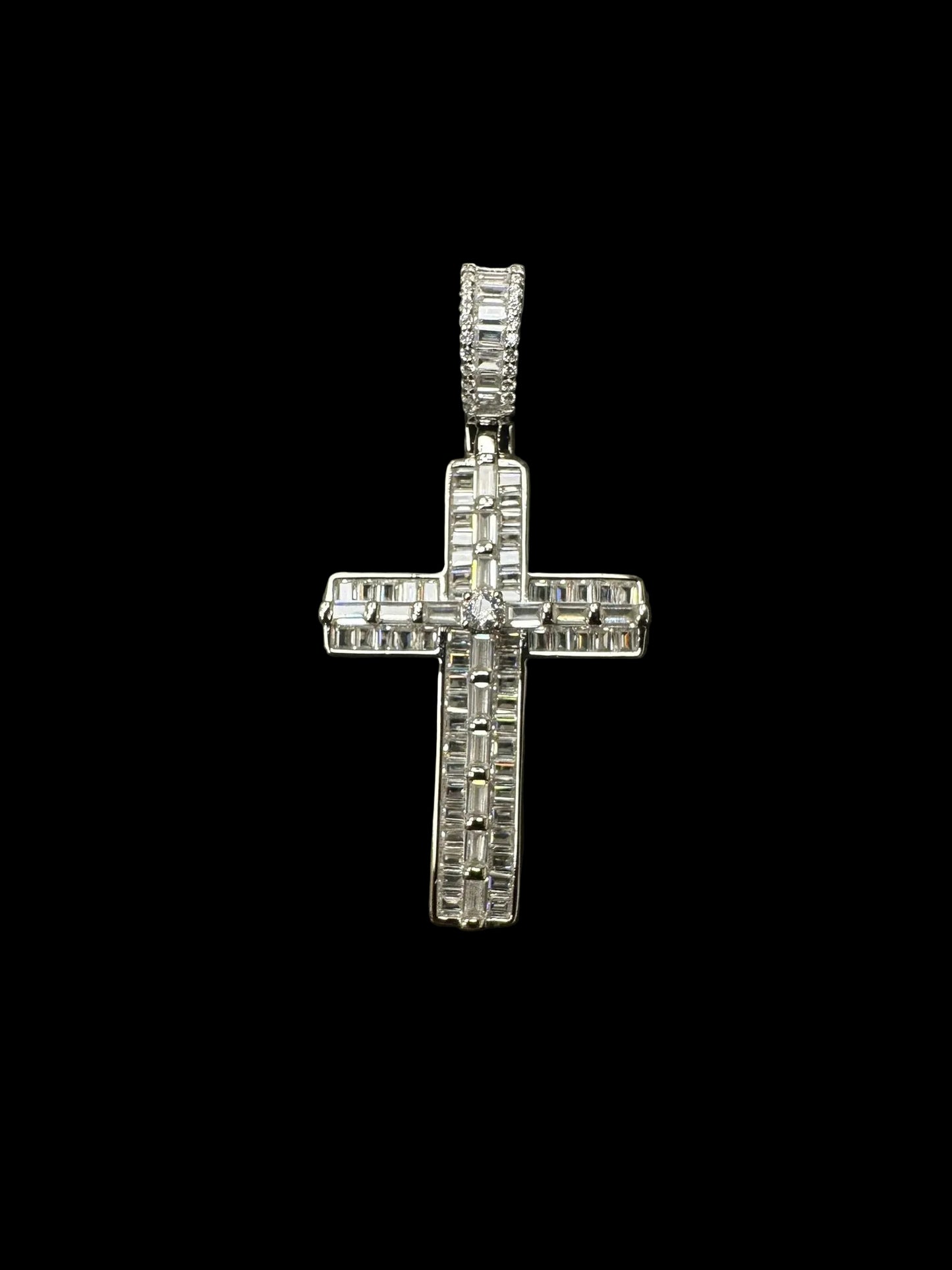 Sterling Silver Cross Pendant MPCZ8105