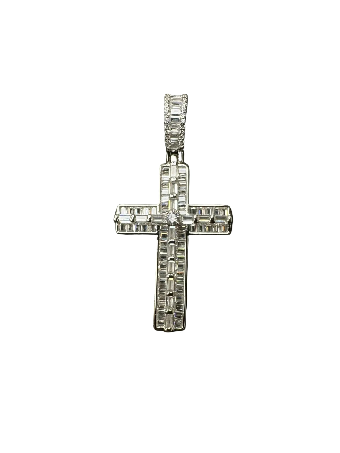Sterling Silver Cross Pendant MPCZ8105