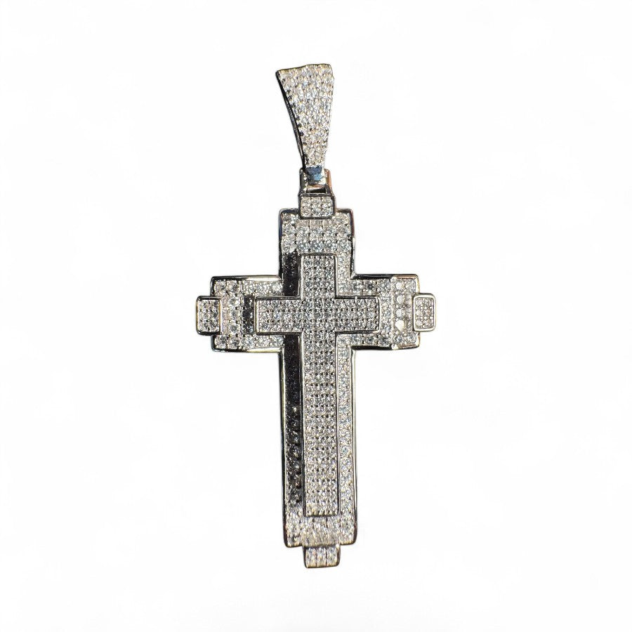 Sterling Silver Cross Pendant MPCZ8113