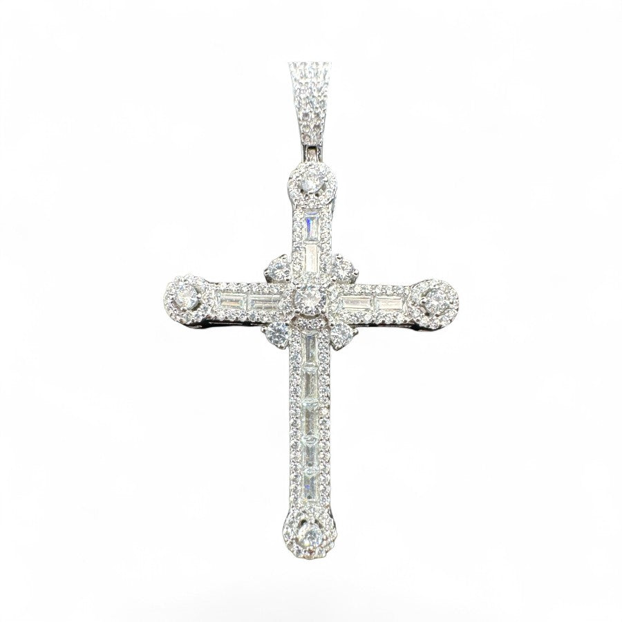 Sterling Silver Cross Pendant MPCZ8504