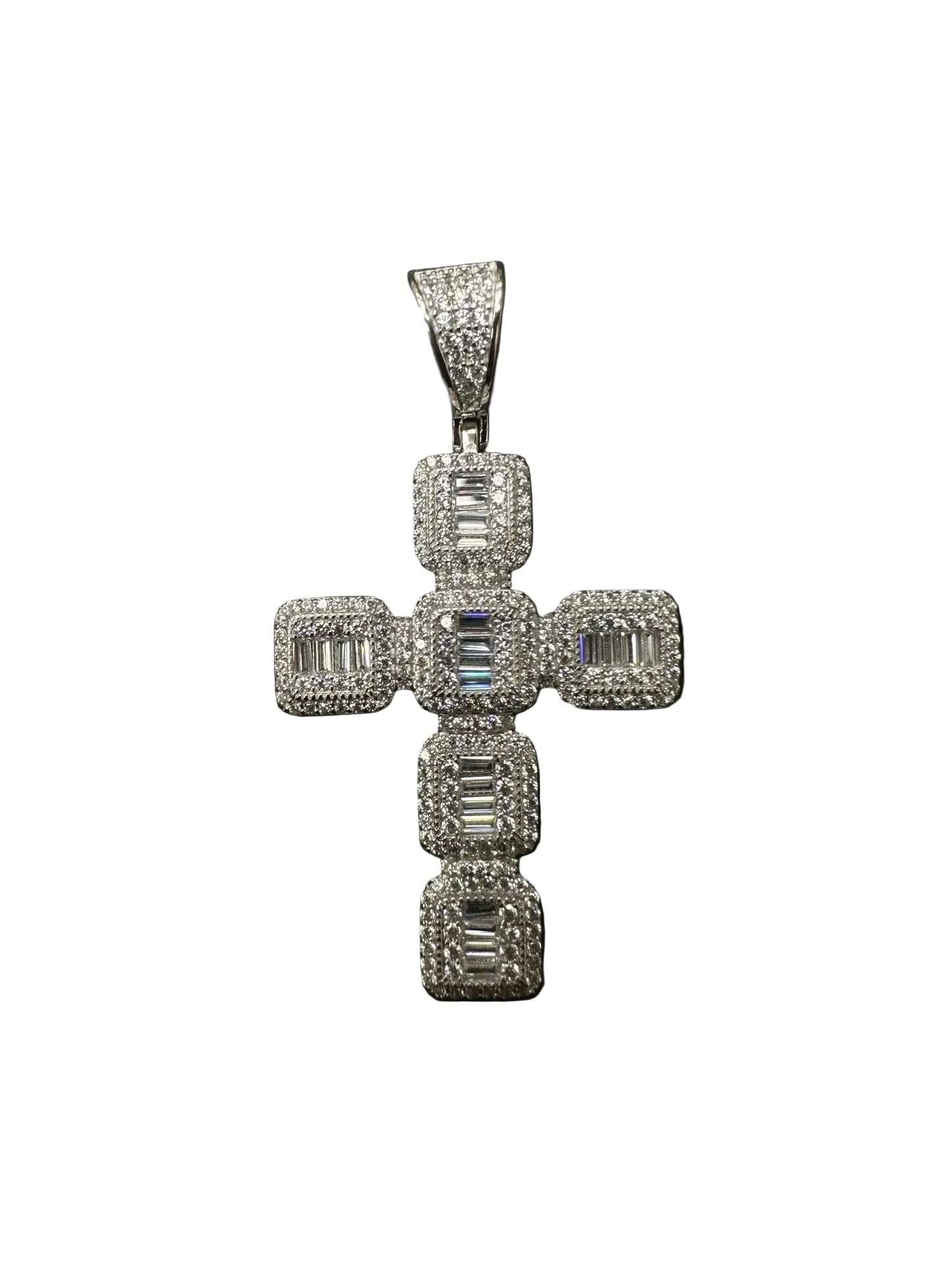 Sterling Silver Cross Pendant MPCZ900