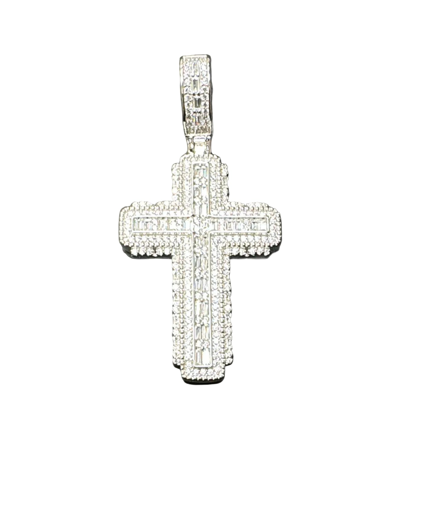 Sterling Silver Cross Pendant MPCZ918B