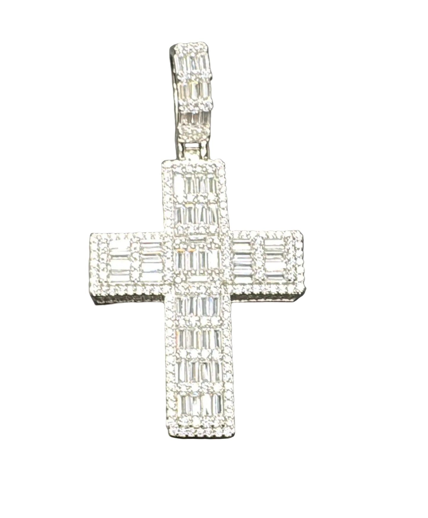 Sterling Silver Cross Pendant MPCZ923