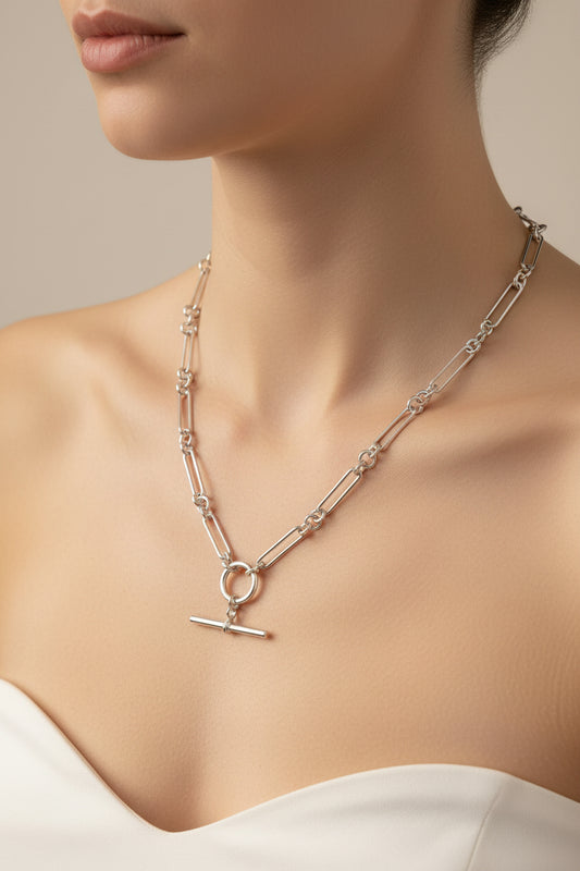 Sterling Silver Necklace 18" NCZ0180203