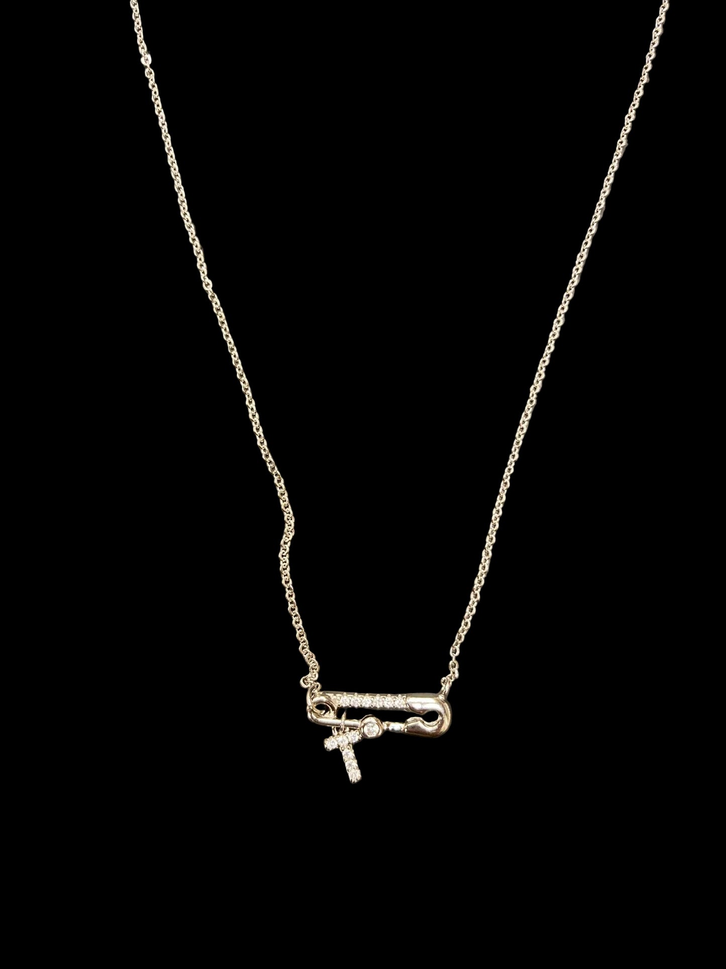 Sterling Silver Necklace CZ Stone NCZ0239