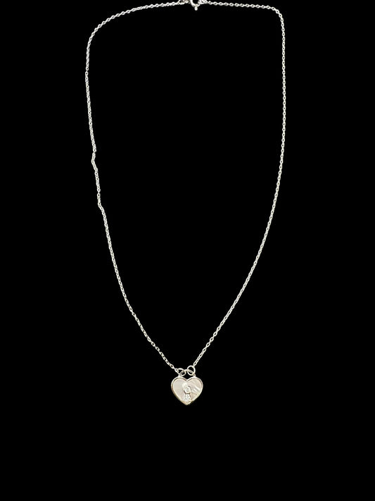 Sterling Silver Necklace CZ Stone NCZ10015
