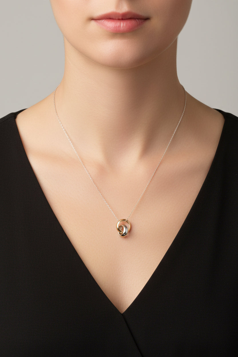 Sterling Silver Necklace NCZ10013