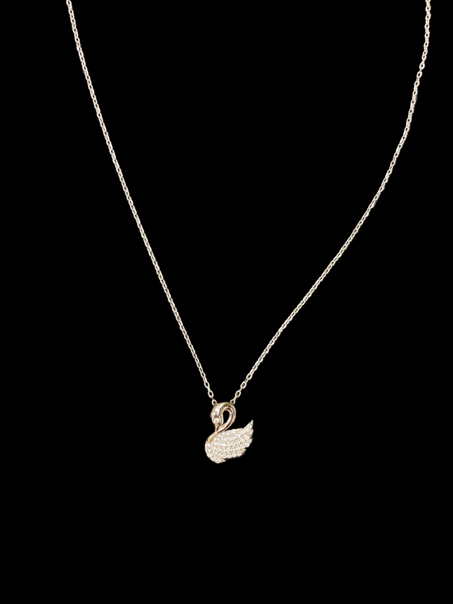 Sterling Silver Necklace CZ Stone NCZ10035