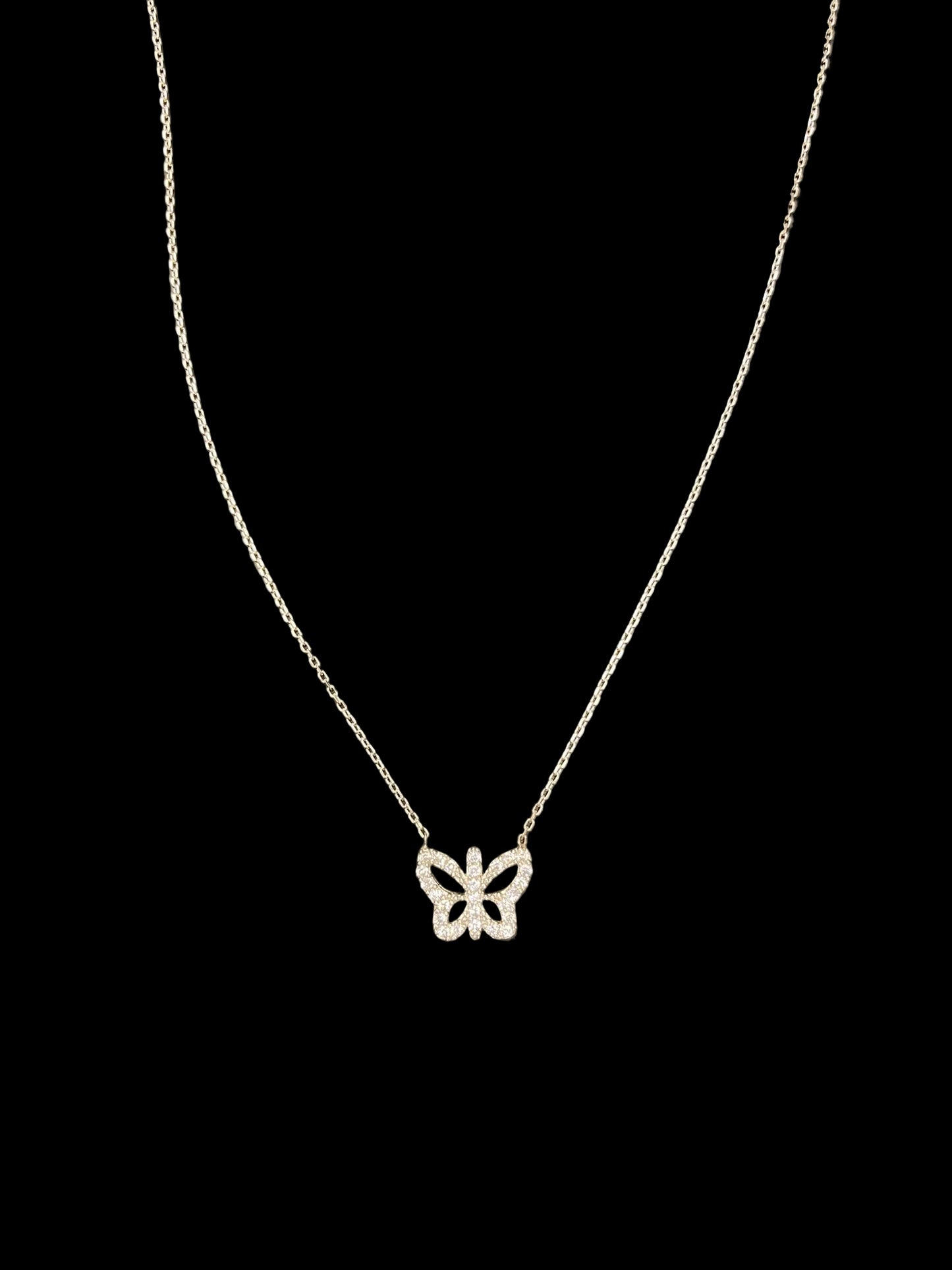 Sterling Silver Necklace CZ Stone NCZ3313