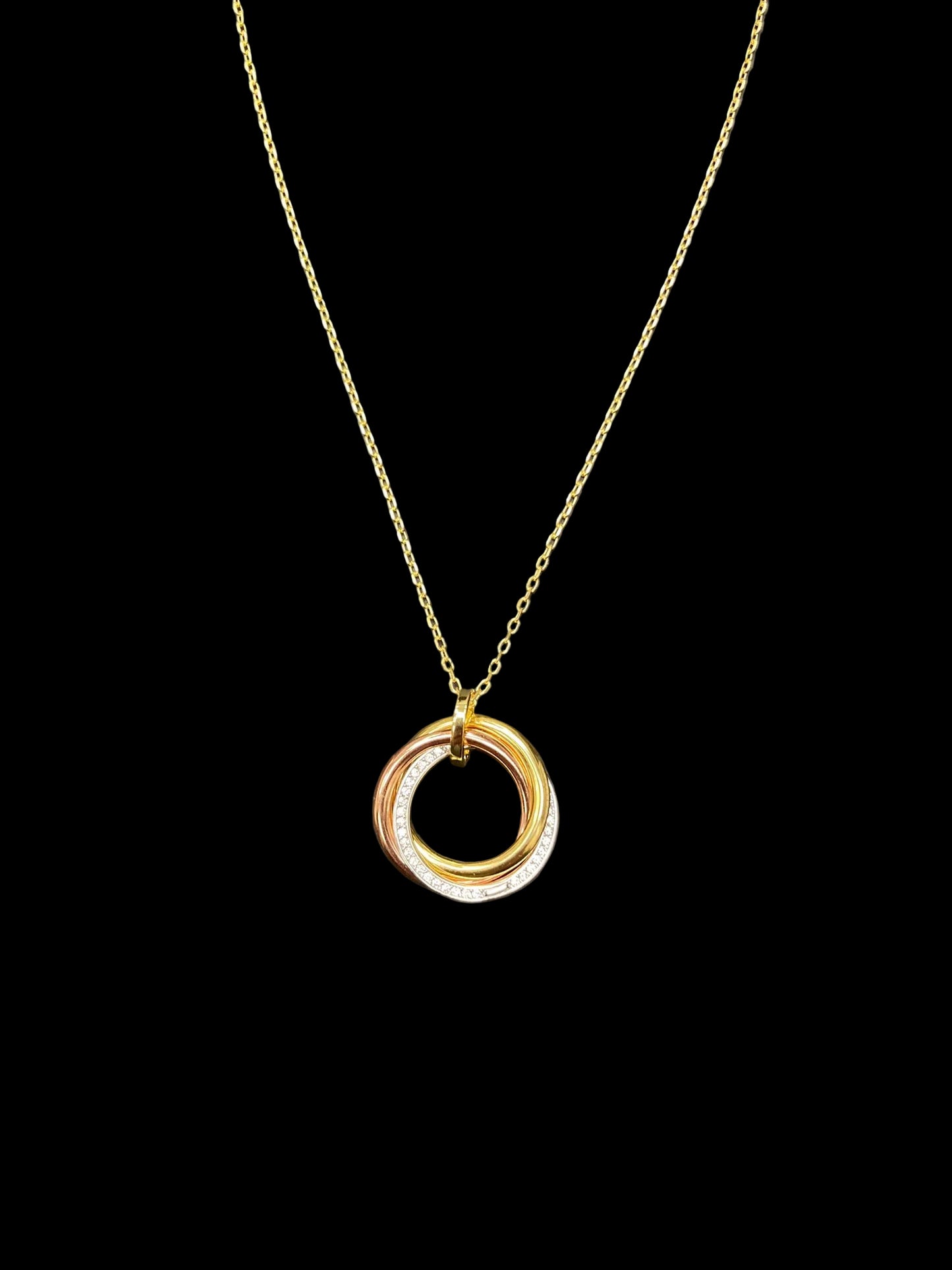 Sterling Silver Necklace CZ Stone NCZ9551