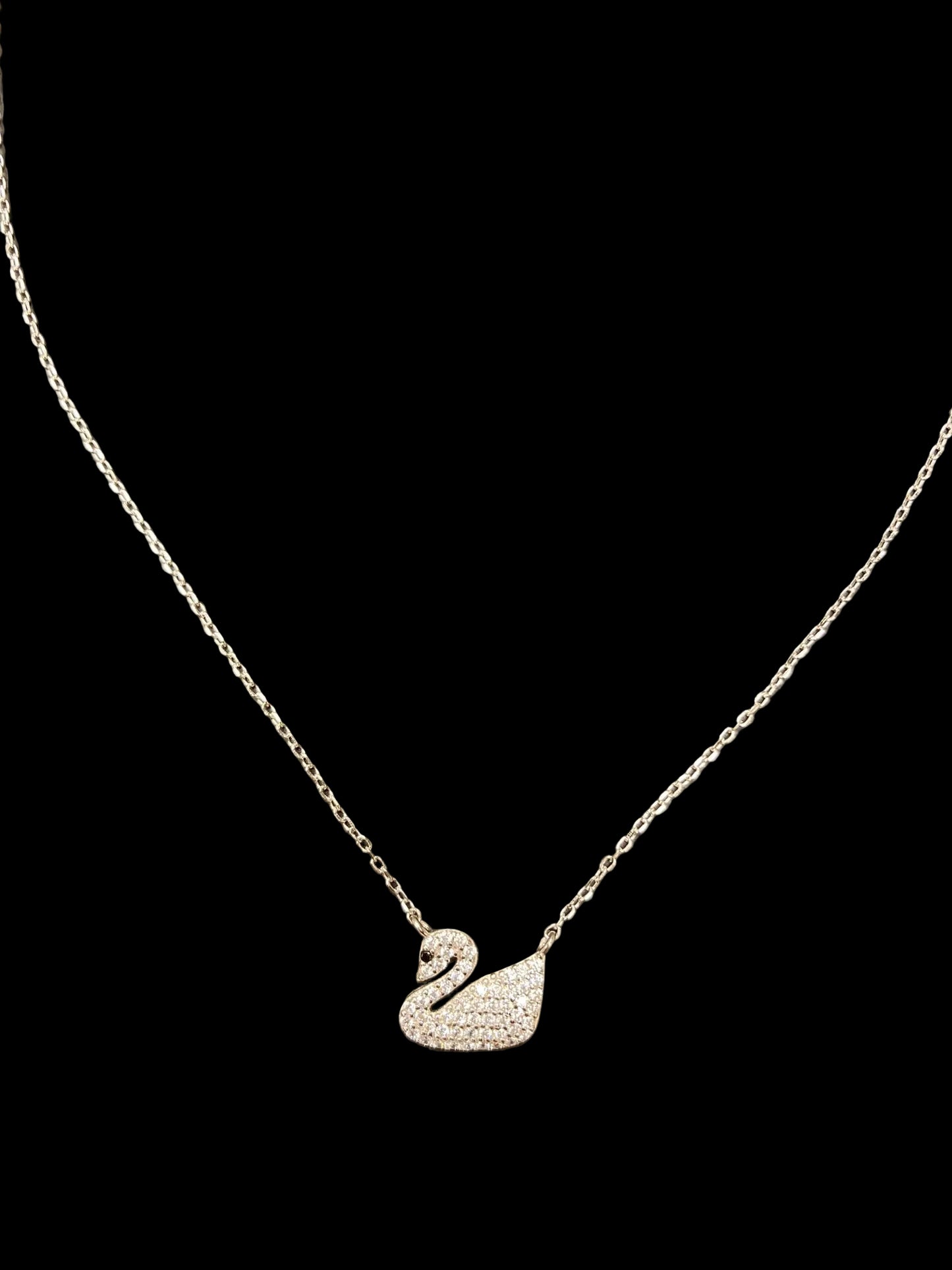 Sterling Silver Necklace CZ Stone NCZ9851