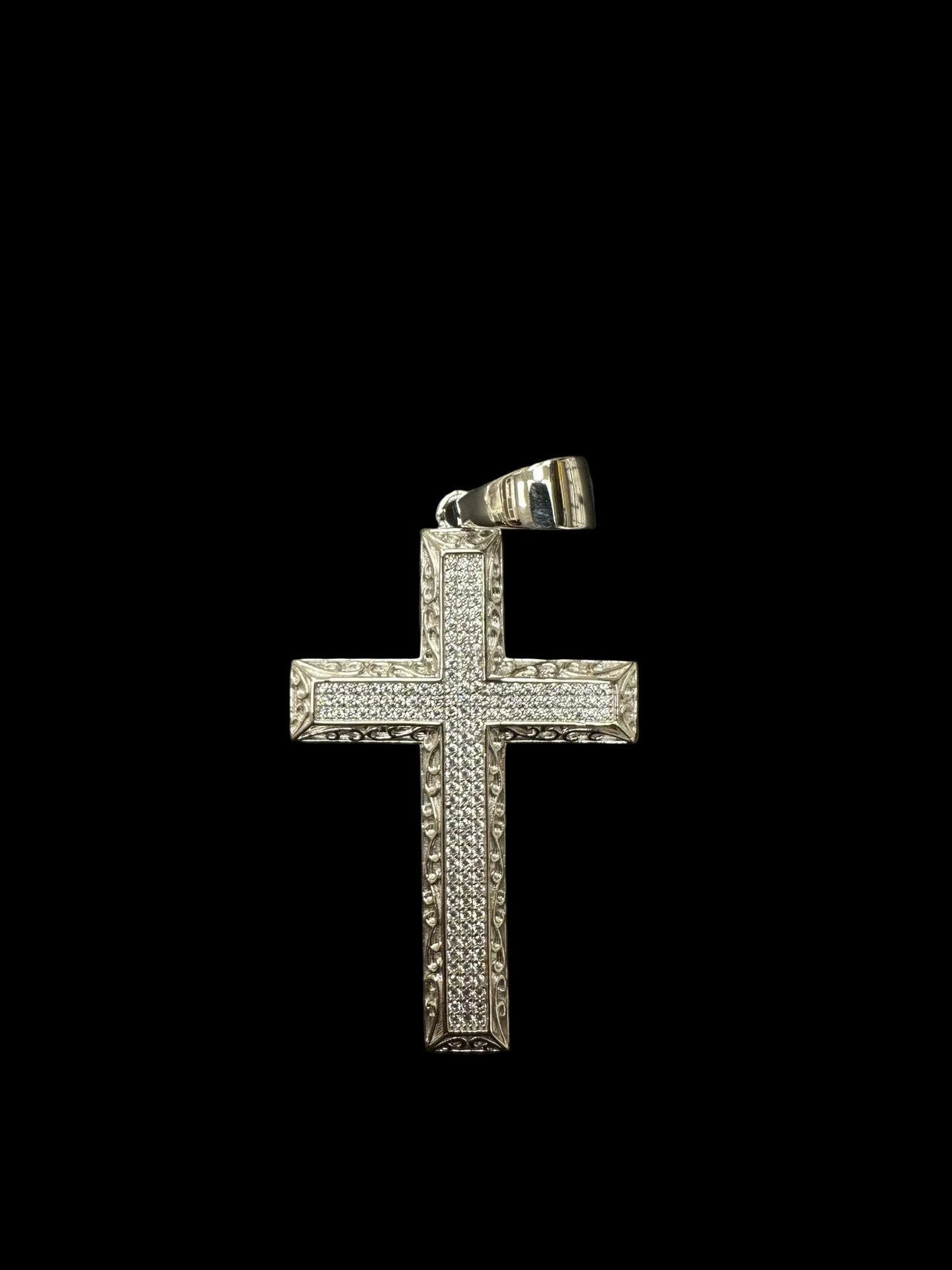 Sterling Silver Cross Pendant PCZ10089