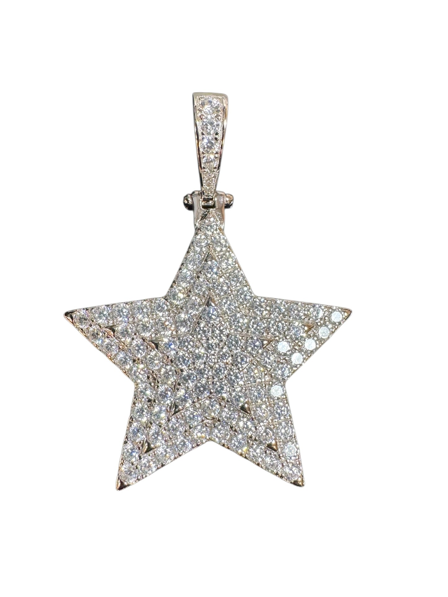 Sterling Silver Star Pendant PCZ1015