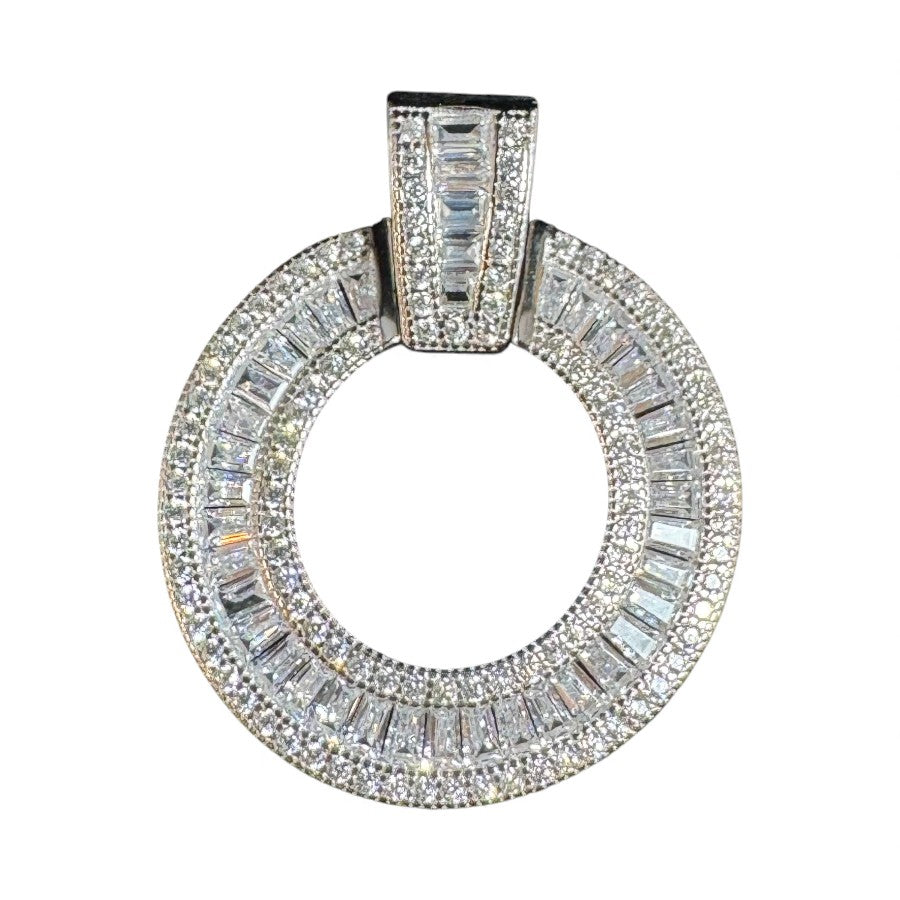 Sterling Silver Pendant CZ Stone PCZ507