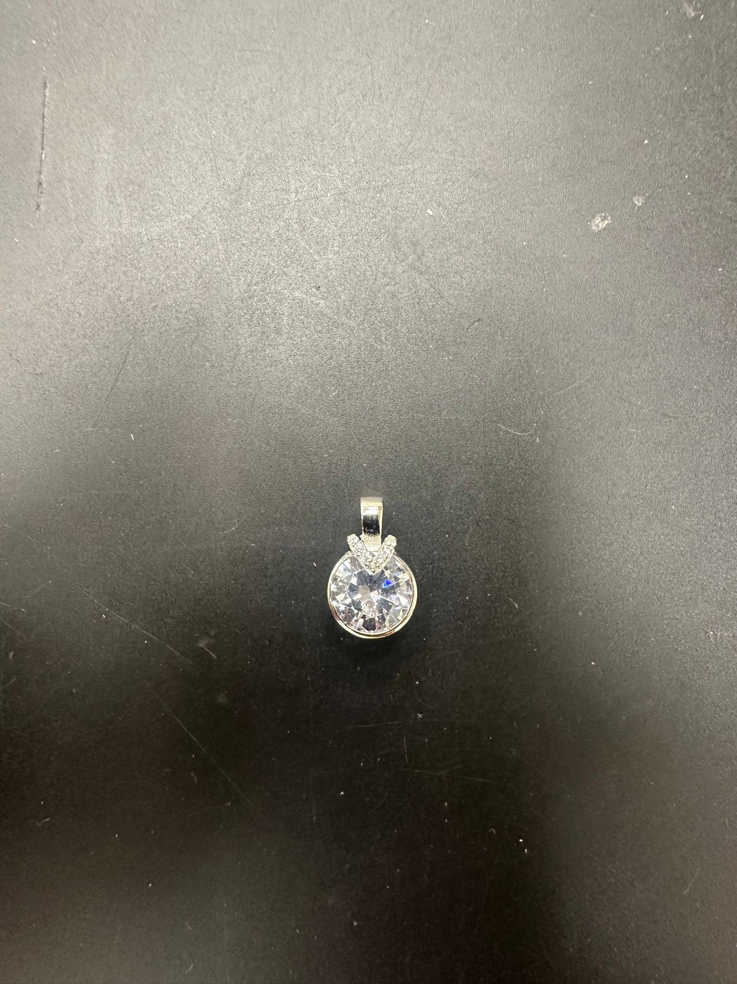 Sterling Silver Pendant CZ Stone PCZ8532