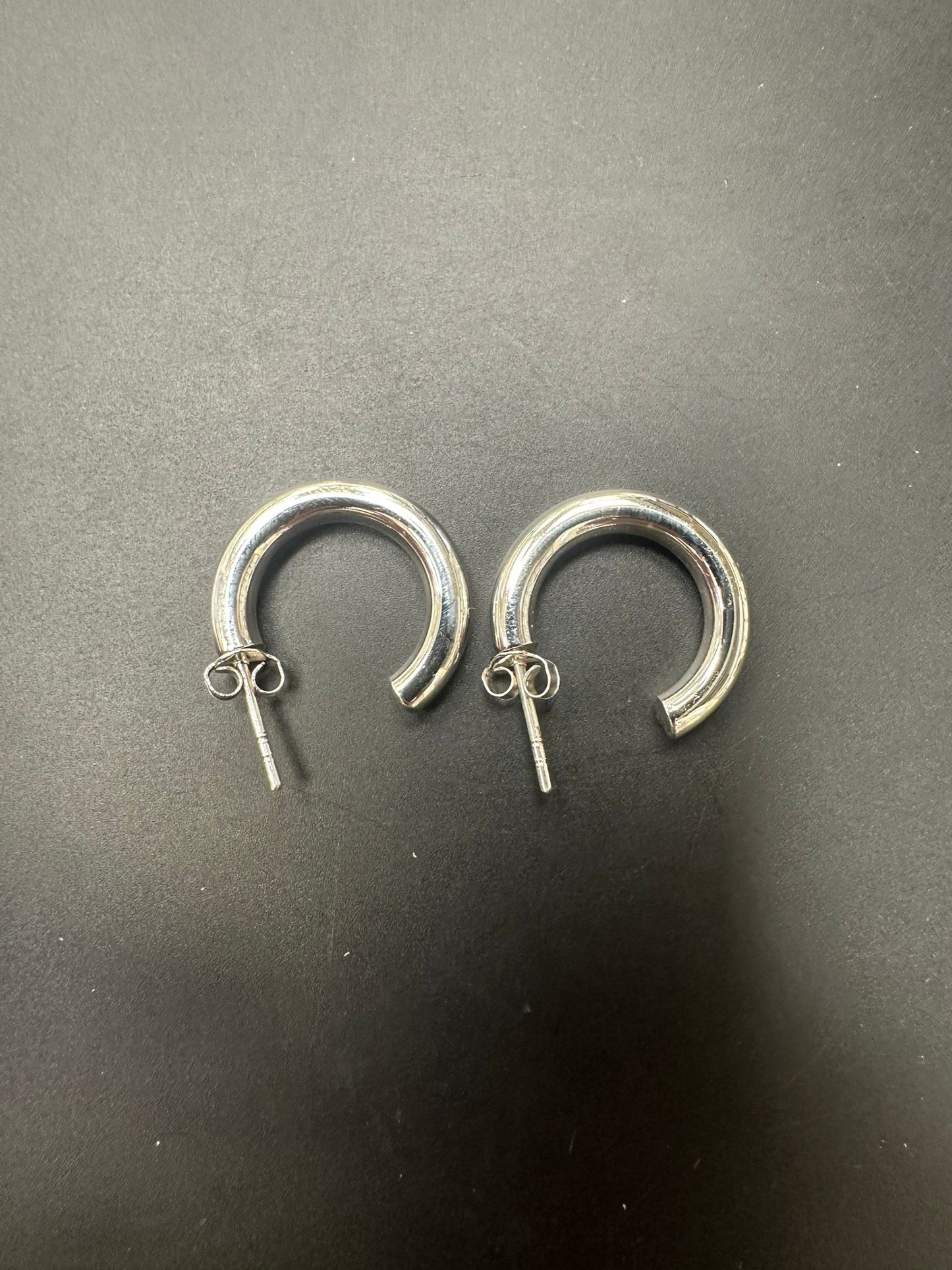 Sterling Silver Round Earring PE010410095