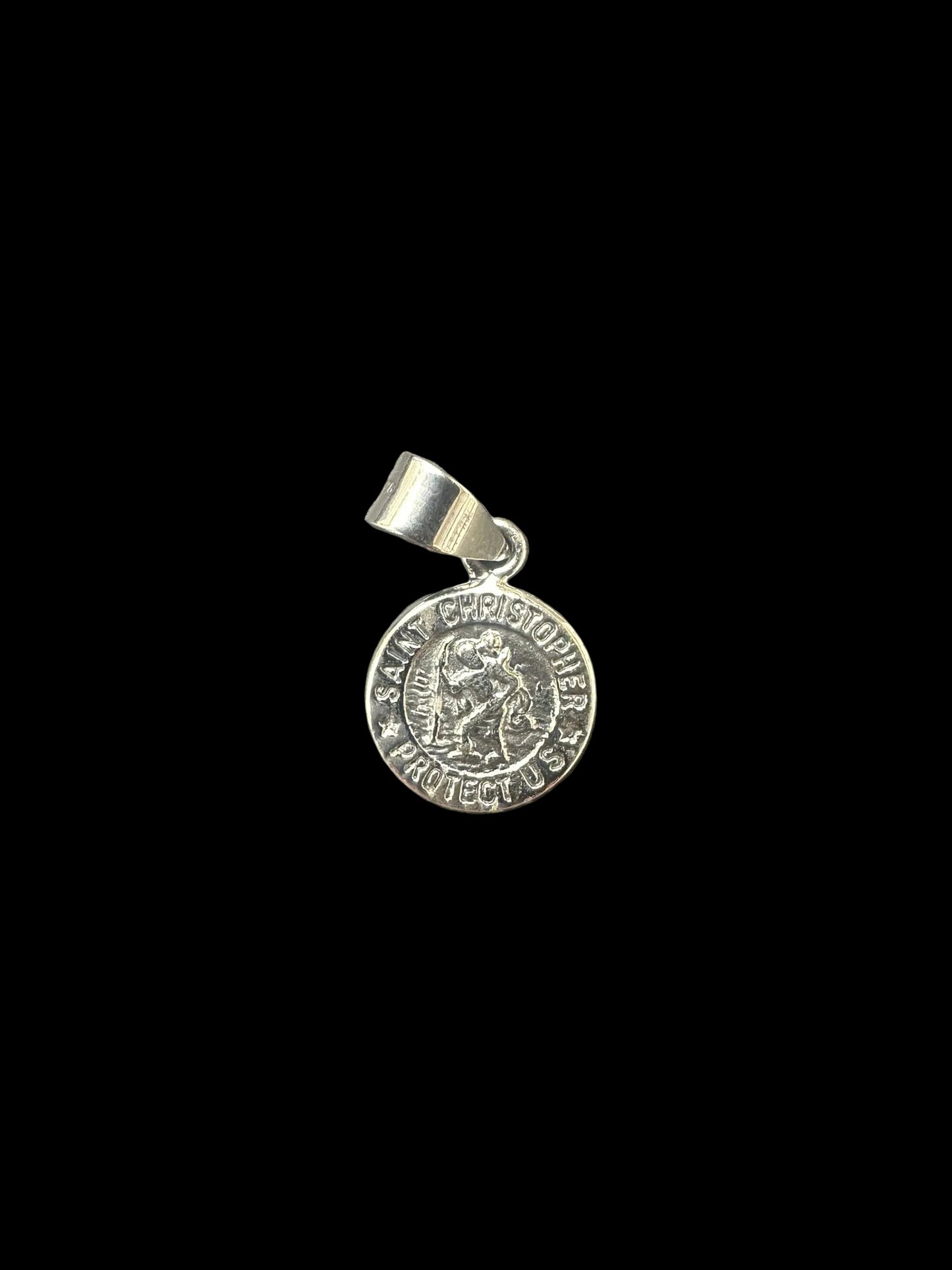 Sterling Silver Pendant St Christopher PP010480004