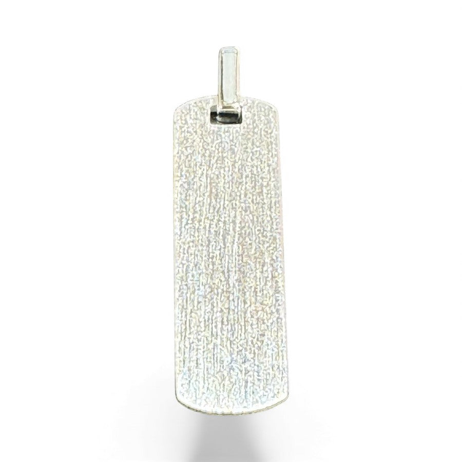 Sterling Silver Dog-Tag PP100111Y