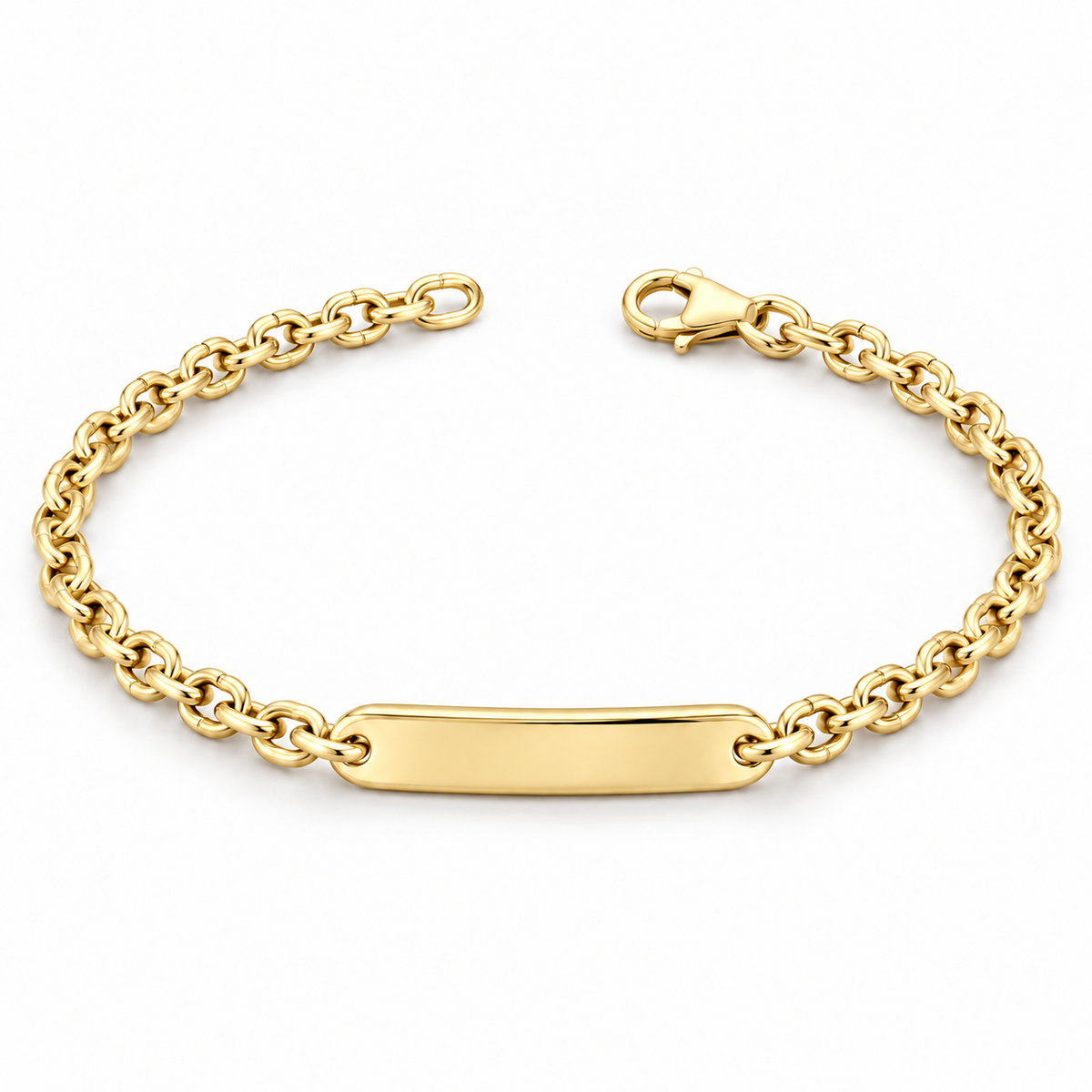 Sterling Silver Id Bracelet 7" ID108853
