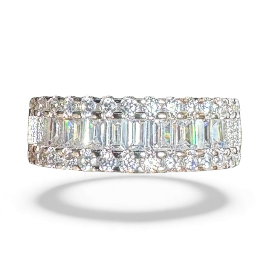 Sterling Silver Ring CZ Stone RCZ056